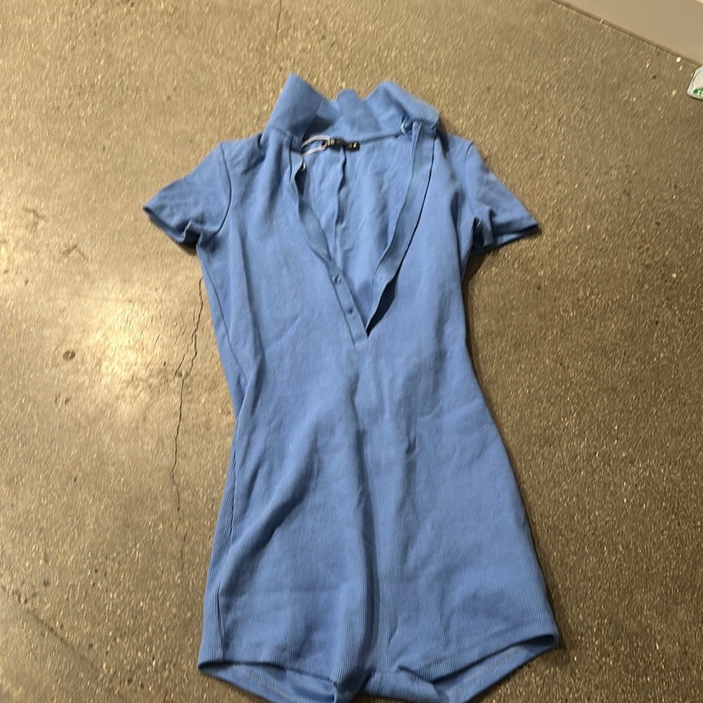 Zara blue play suit